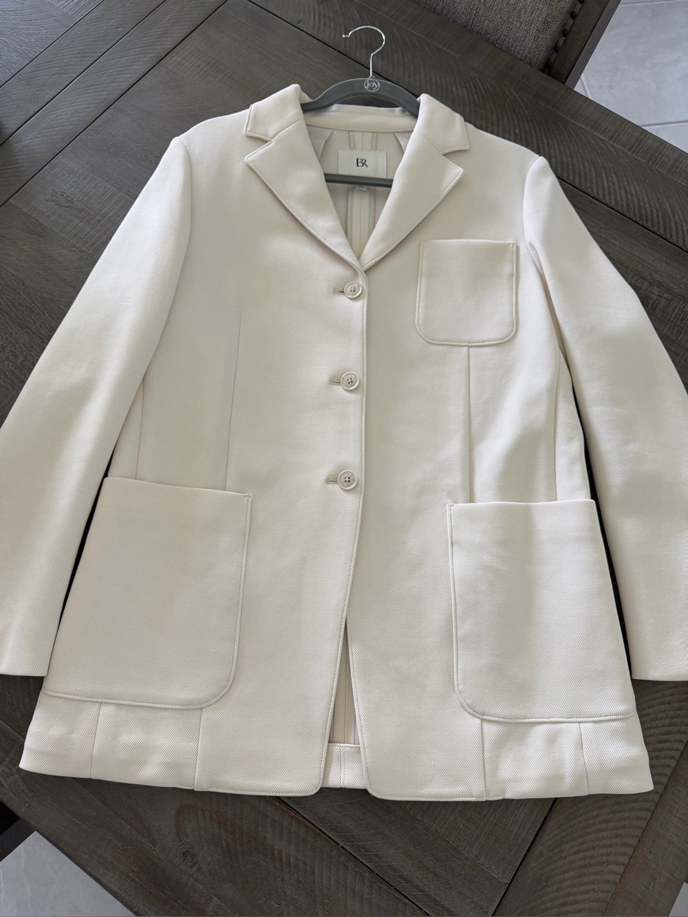 BR Banana Republic Cream Jacket Blazer 10